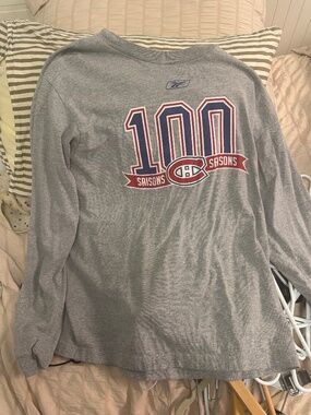 Montreal Canadians 100 seasons long sleeve